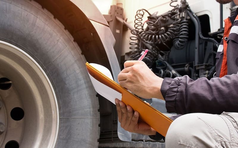 Imagem de caminhões